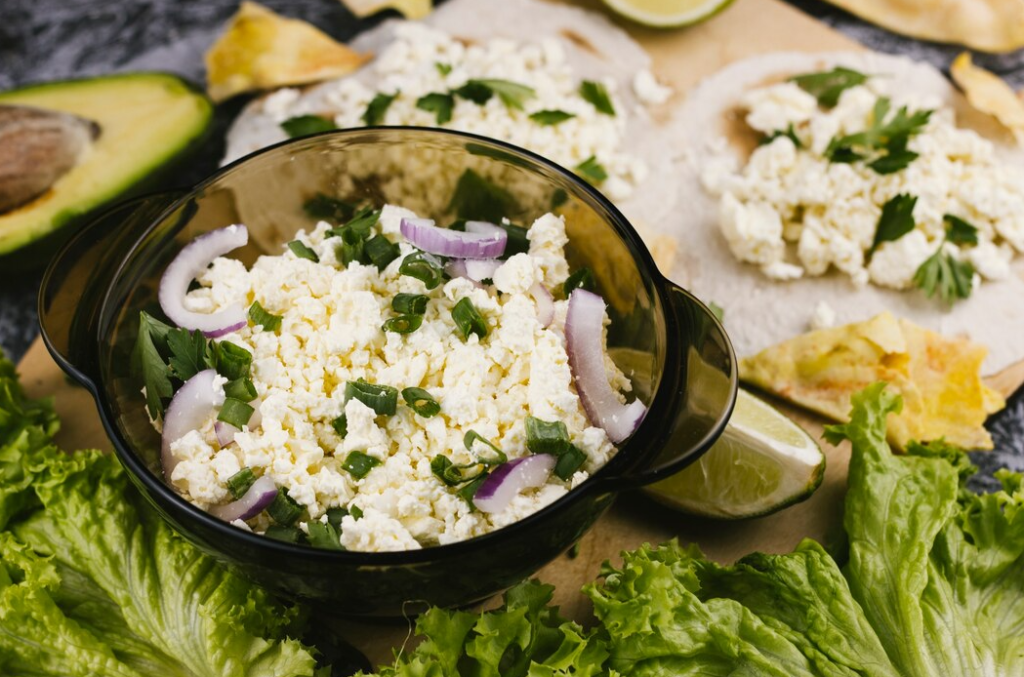 A selection of delicious cottage cheese dishes served on a table