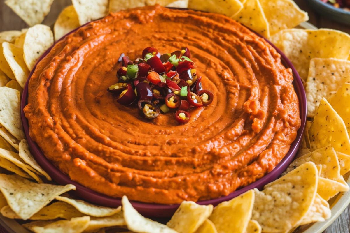 Bowl of Rotel dip made without Velveeta cheese