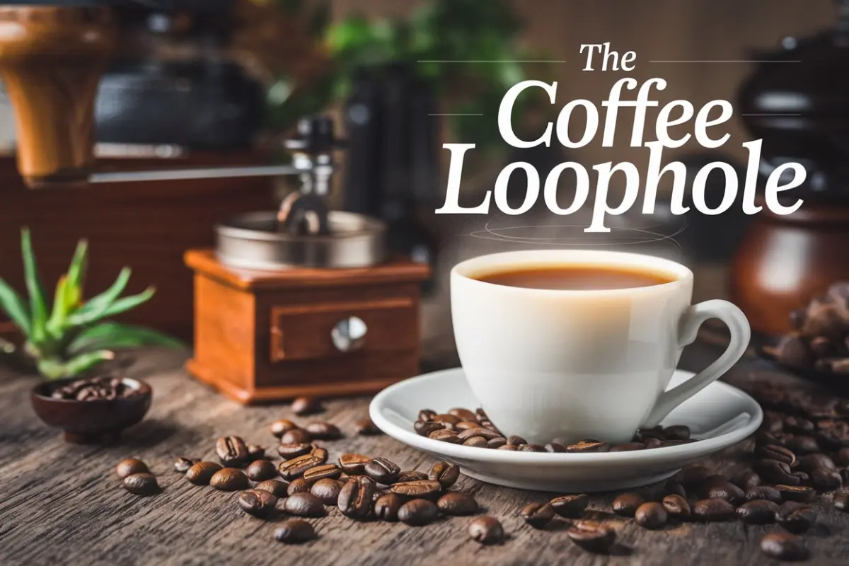 Cup of coffee highlighting chlorogenic acid, the key ingredient in the coffee loophole