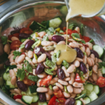 Butter Beans in a Bowl with Fresh Ingredients