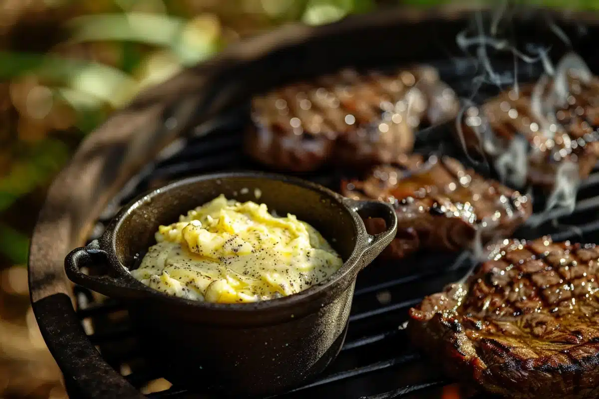 Cowboy Butter Sauce for Grilled Meats and Vegetables